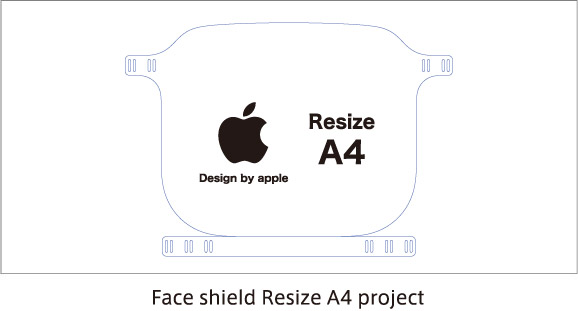 face shield resize A4 project